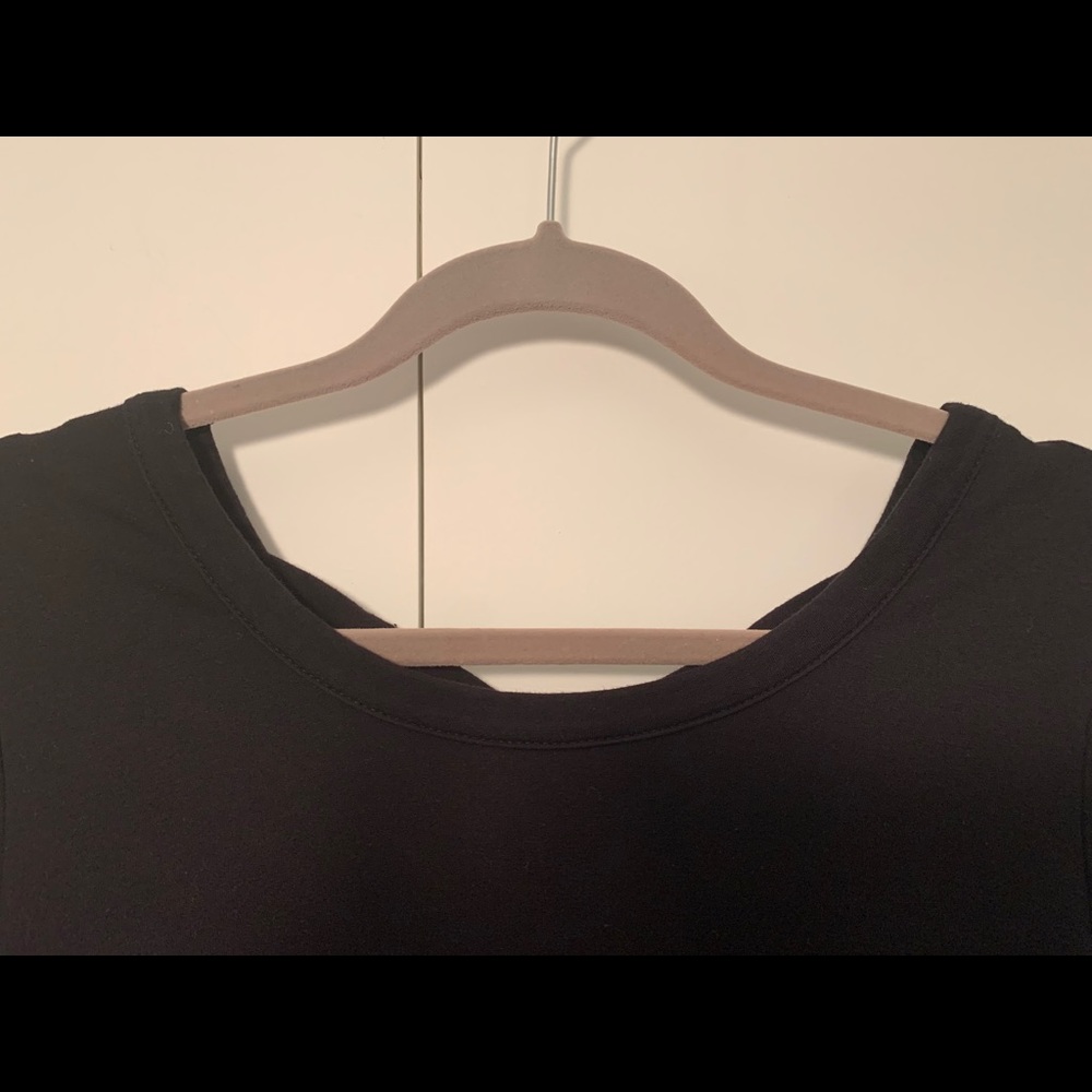 Old Navy M Lattice Back, Active Sweatshirt, Black - Picture 9 of 16